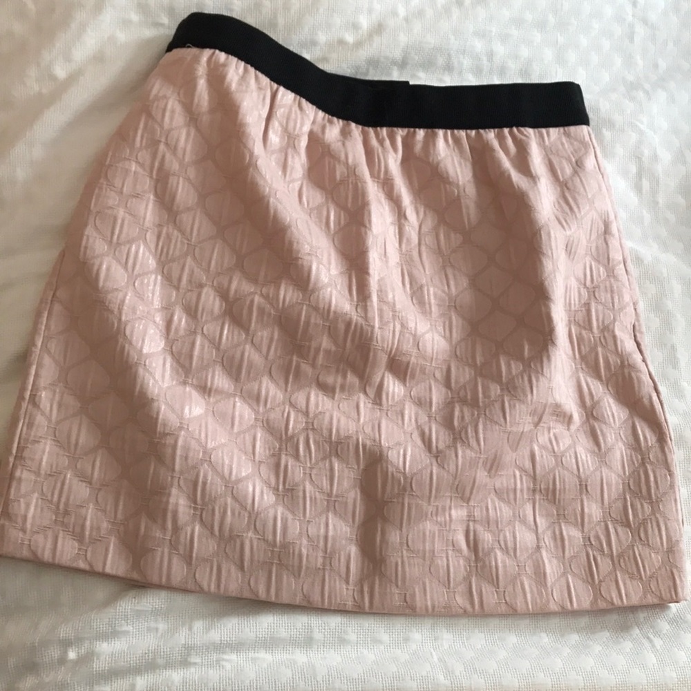 Loft skirt peach w black